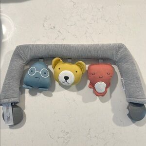 Gray Baby Toy Arch with Plush Animals